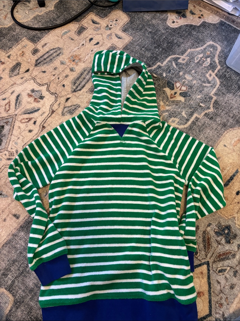 Mini Boden, terry cloth, toweling sweatshirt. Size 9/10